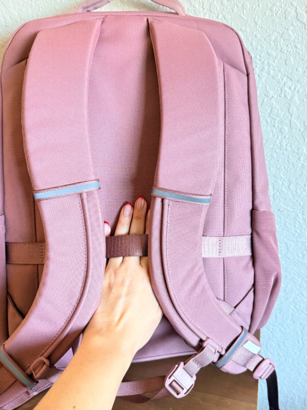 Lululemon Double-Zip Backpack 22L Spiced Chai Pink Laptop Travel Bag - Picture 4 of 11